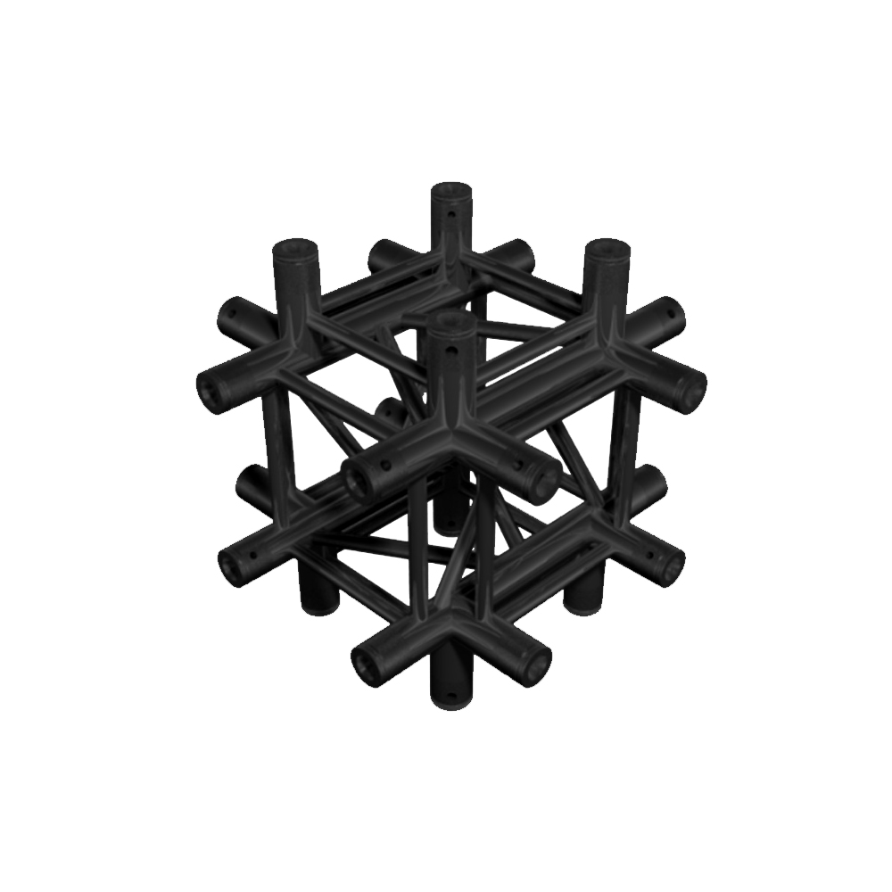 DuraTruss DT 34/3-C61 Black – firkanttruss i DT 34/3 Black-serien